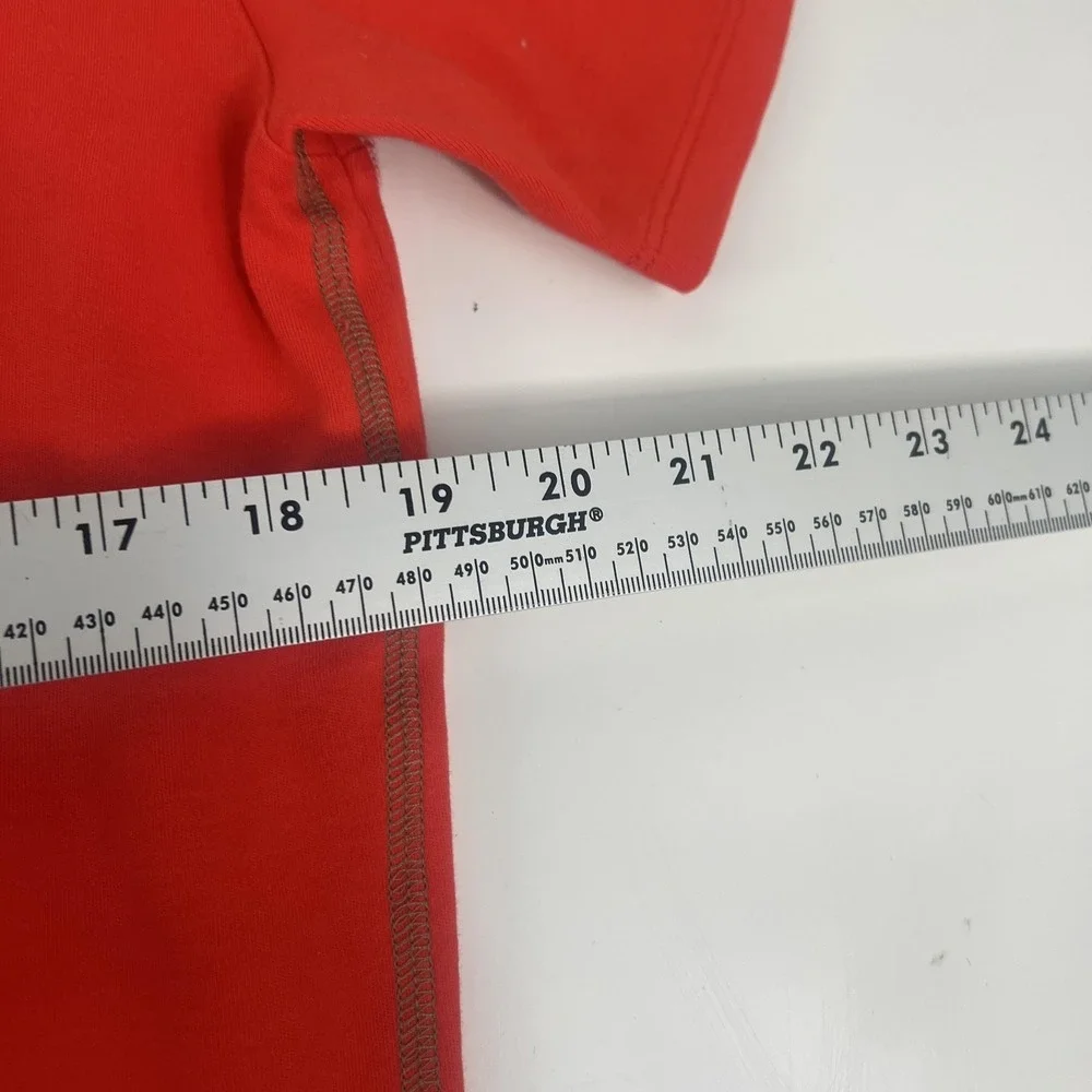 Armani Exchange Shirt Mens‎ XL Red Pima Cotton Crewneck Stripe AX Logo Tee
